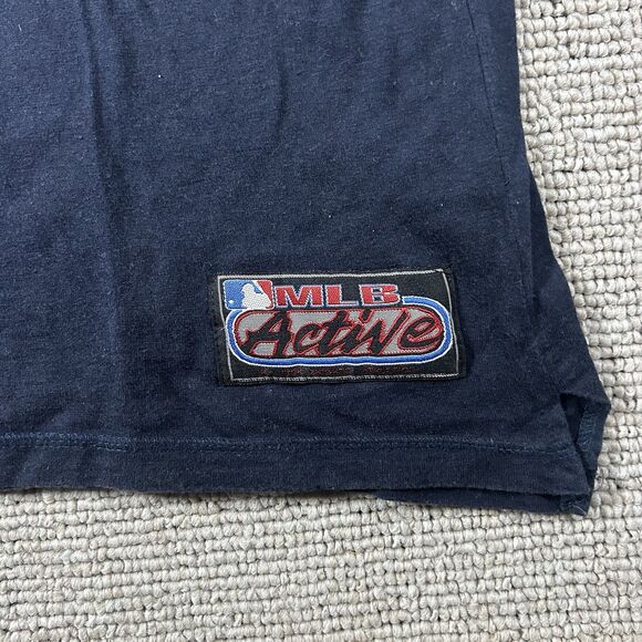 Vintage MLB New York Yankees Graphic Shirt Men’s XL Active Retro Logo Y2K - Picture 6 of 13